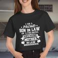 I'm A Proud Son In Law Of A Freaking Awesome Mother In Law Women Cropped T-shirt