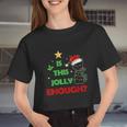 Xmas For Cat Lover Is This Jolly Enough Women Cropped T-shirt