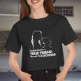 The Girl I Asked God For A True Friend He Sent Me A Dachshund Women Cropped T-shirt