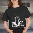 Girl Dad V5 Women Cropped T-shirt