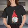 Lets Go Brandon Tee Christmas Gnome Let's Go Brandon Tshirt Women Cropped T-shirt