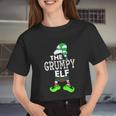 The Grumpy Elf Family Matching Group Christmas Women Cropped T-shirt