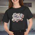 Happy Dog Mom Dog Mother Women Cropped T-shirt