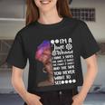 I'm A June Woman Cute Birthday Tshirt Women Cropped T-shirt