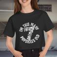 I'm This Many Popsicles Old Popsicle Birthday Women Cropped T-shirt