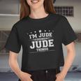 Im Jude Doing Jude Things Women Cropped T-shirt