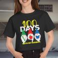 Kids 100Th Day Of School 100 Days With My Gnomies Boys Girls Women Cropped T-shirt
