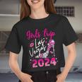 Las Vegas Girls Trip 2024 Girls Weekend Party Friend Match Women Cropped T-shirt