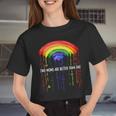 Lgbt Two Moms Are Better Than One Women Cropped T-shirt