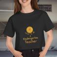 Lucky To Be A Kindergarten Teacher St Patricks Day Irish Women Cropped T-shirt