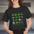 Math Teacher St Patrick Day Teacher Women Cropped T-shirt