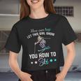 Move Over Boys Let This Girl Show You How To Ski Women Cropped T-shirt