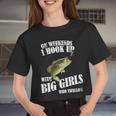 On Weekends I Hook Up With Big Girls Who Swallow Tshirt Women Cropped T-shirt