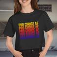 Pro Choice Af Reproductive Rights V5 Women Cropped T-shirt