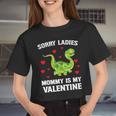 Sorry Ladies Mommy Is My Valentine Women Cropped T-shirt