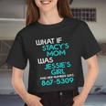 What If Stacy's Mom Was Jessie's Girl And Her Number Was 867 5309 Women Cropped T-shirt