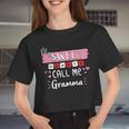 My Sweethearts Call Me Grandma Valentine Day Women Cropped T-shirt