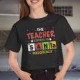 The Teacher Reports To Santa Periodically Women Cropped T-shirt