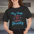 Teachers Valentines Day Class Full Of Sweethearts Women Cropped T-shirt