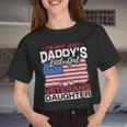 Us I´M Not Just Daddys Little Girl I´M A Veterans Daughter 158 Women Cropped T-shirt