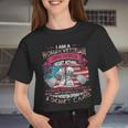 Veteran Veterans Day I Am A Women Veteran I Served I Sacrificed I Regret Nothing Navy Soldier Army Military Women Cropped T-shirt