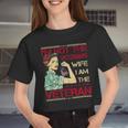 Veteran Vets Womens Im Not The Veterans Wife I Am The Veterans Day Veterans Women Cropped T-shirt