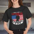 Veteran Vets Yes Im A Female Veteran Women Veterans Day Veterans Women Cropped T-shirt