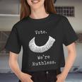 Vote We're Ruthless Defend Roe Vs Wade Women Cropped T-shirt