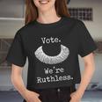 Vote We're Ruthless Women's Rights Pro Choice Roe Women Cropped T-shirt
