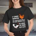 I Only Wanted 10 Chickens But If God Wants Me To Have V2 Women Cropped T-shirt