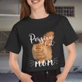 Womens Persian Cat Mom Female Cat Owner Persian Kitty Women Cropped T-shirt