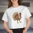 Trumpkey Thanksgiving Turkey Trump Men Women 2 Women Cropped T-shirt