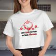 Mom I Love You From My Head Tomatoes Women Cropped T-shirt