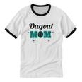 Dugout Mom Cotton Ringer T-Shirt