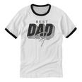 Father Day Best Dad Ever From Daughters Sons Moms Kids Cotton Ringer T-Shirt