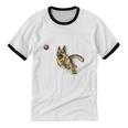 German Shepherd Dog V3 Cotton Ringer T-Shirt