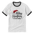 Merry Christmas Ya Filthy Animals Christmas V2 Cotton Ringer T-Shirt