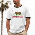 California Republic Mama Bear Cotton Ringer T-Shirt