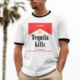 Los Sundays Tequila Kills The Boredom Sunday Club Tshirt Cotton Ringer T-Shirt