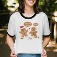 Christmas Cookie Gingerbread Oh Snap Baking Team Baker Cotton Ringer T-Shirt