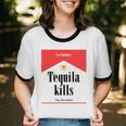 Los Sundays Tequila Kills The Boredom Sunday Club Tshirt Cotton Ringer T-Shirt