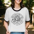 Medusa Greek Mythology Goddess Women Cotton Ringer T-Shirt