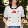 Being Related To Me Christmas Family Xmas Pajamas Cotton Ringer T-Shirt