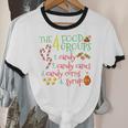 The 4 Elf Food Groups Christmas Candy Cane Cotton Ringer T-Shirt