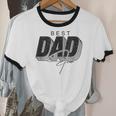 Father Day Best Dad Ever From Daughters Sons Moms Kids Cotton Ringer T-Shirt