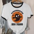 Kindergarten Boo Squad Halloween Teacher Student Ideas Cotton Ringer T-Shirt