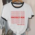 Protect Roe V Wade Pro Choice Feminist Reproductive Rights Tshirt Cotton Ringer T-Shirt