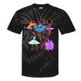 Ballerina Black African American Dancing Ballet Dance Tie-Dye T-shirts Black Tie-Dye