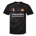 Barcelona SportSoccer Jersey Flag Football Tie-Dye T-shirts Black Tie-Dye