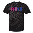 Bisexual Iykyk Fun Bi Pride Flag Bisexuality Lgbtq Women Tie-Dye T-shirts Black Tie-Dye